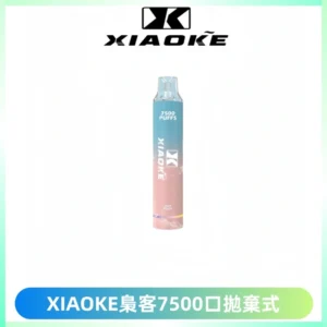 XIAOKE梟客7500Puffs跑馬燈拋棄式電子煙 可發光一次性